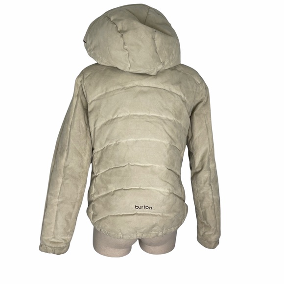 BURTON Suede Ski/Snow Winter Jacket Down Filled S - Picture 4 of 11
